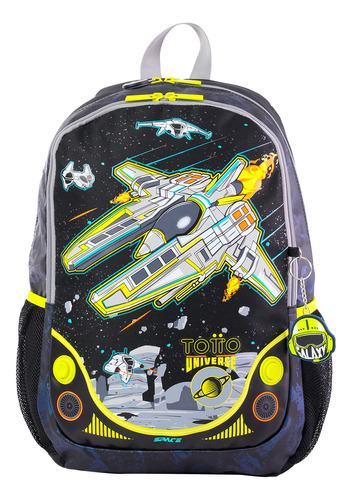 Morral Para Niño Spaceship L Negro