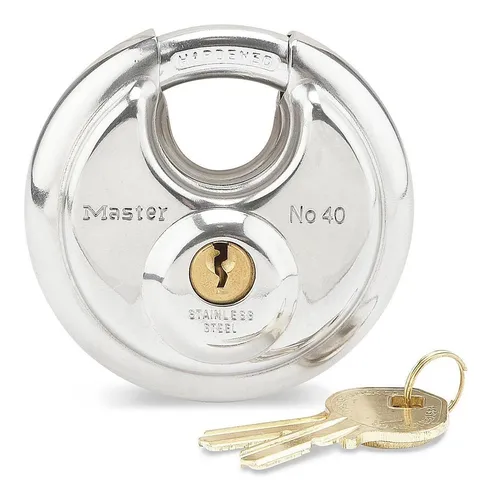 comprar Candado De Disco - Llaves Diferentes - Master Lock - 3\u002Fpaq