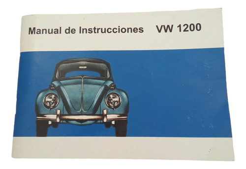 Manual Instrucciones Vw Sedán 1200