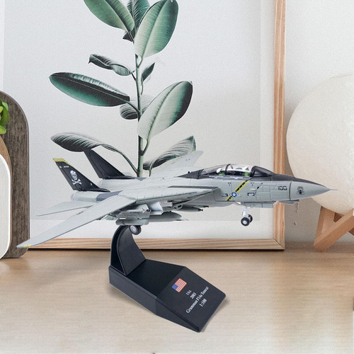 Aa 1:100 Simulación Diecast F14 Fighter Juguete Avión