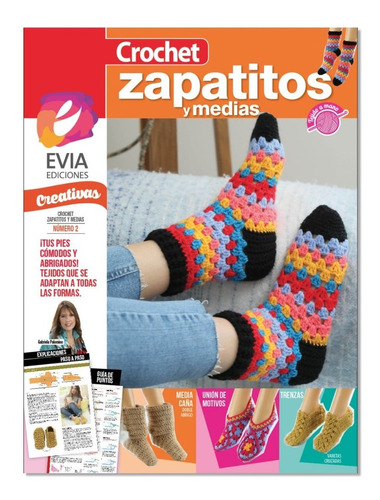 Revista Tejido Crochet Zapatitos Y Medias / Número 2 