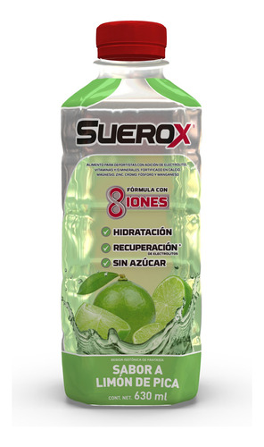 Suerox Bebida Hidratante Sabor Limón De Pica 630ml