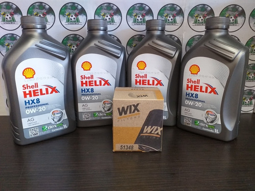 Aceite Shell Helix Hx8 0w20 Full Sintetico 