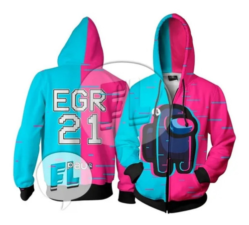 Camperas Egresados Egresaditos Fl Fabrica Full Print Fucsia