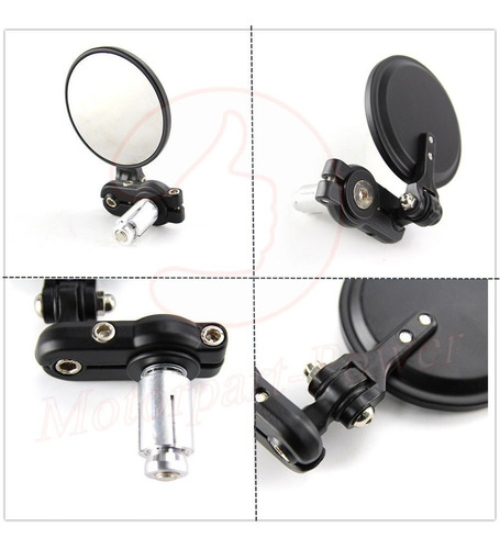 Espejos Retrovisores Para Moto Cafe Racer Bobber Universales