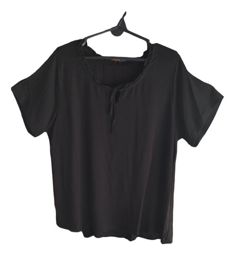 Blusa De Lino Mujer Con Volados En La Manga Primavera/verano