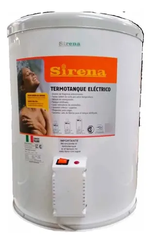 Comprar Termotanque Eléctrico Sirena Te60 60l Blanco Anticorrosivo De Colgar en Argentina