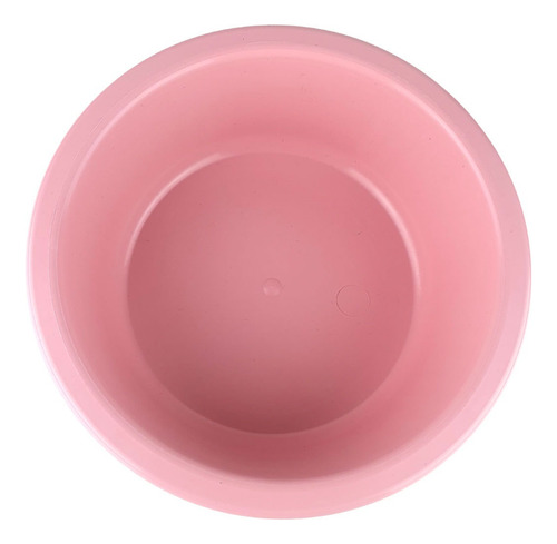 Bacia Multiuso Canelada Reciclada De Plástico 1,2 Litro Rosa
