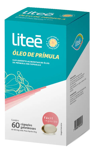 Liteé Óleo De Prímula 60 Cápsulas Gelatinosas