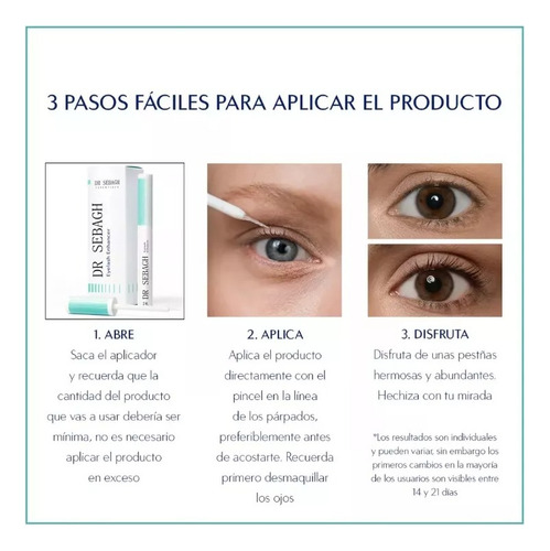 Dr Sebagh Crecimiento De Pestañas Serum3ml15 Días Para Ver