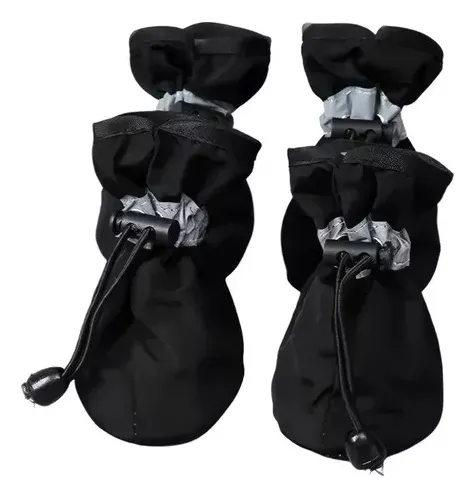Set X4 Botas Medias Mascota Perro Impermeable Ajustable