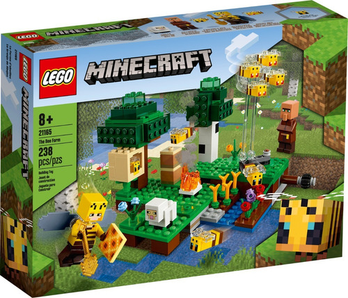 Lego® Minecraft - La Granja De Abejas (21165) Cantidad de piezas 238