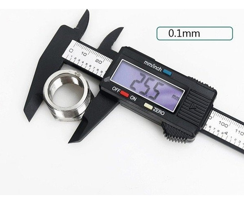 Calibrador Digital Vernier Fibra De Carbono 150mm + Pila