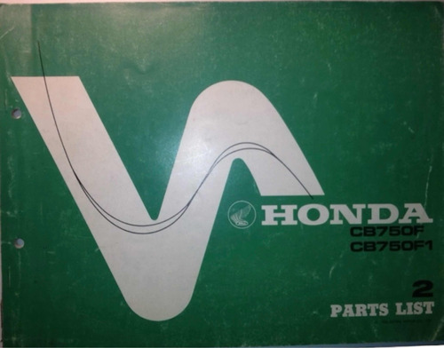 Manual De Repuestos Motocicleta Honda Cb750f