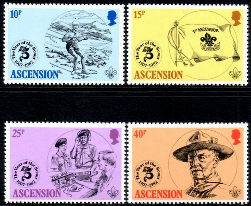 75° Aniversario Scoutismo - Ascension - Serie Mint 