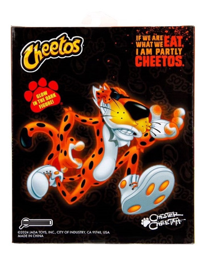 Chester Cheetah Flamin' Hot Glow Figura De Accion 6 Pulgadas