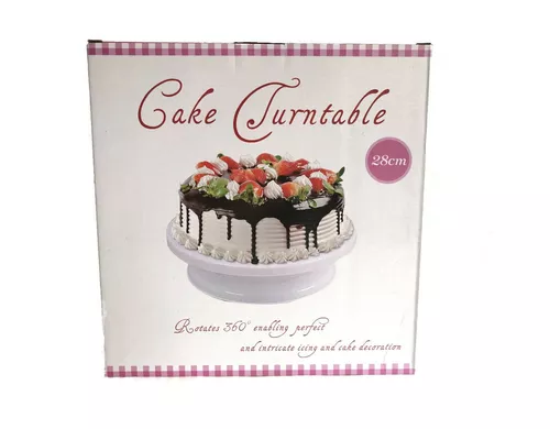 Base Giratoria P/ Tortas Tartas Y Pasteles - Diam 28 Cm