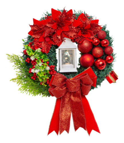 Guirlanda De Natal Artificial Guirlanda De Férias 40cm