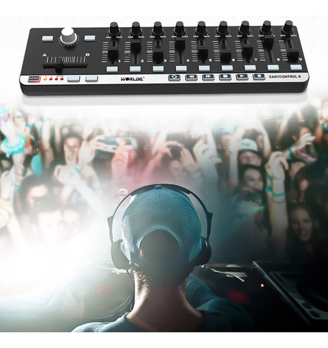 Hf Controlador Midi Usb Mini Control Portátil Easycontrol.9