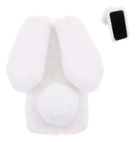 Funda Para Vivo V40 Lite 5g Otoño E Invierno Conejo