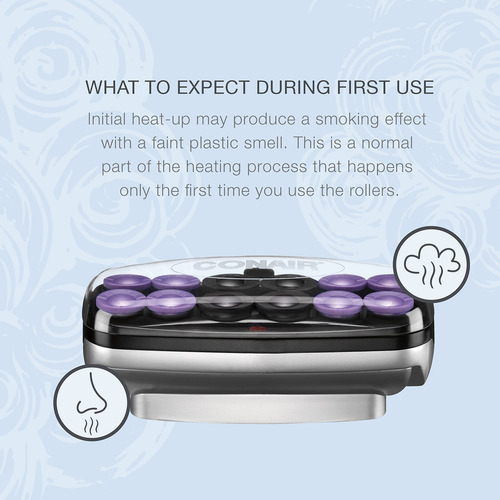 Hot Rollers Conair Ceramic De 3,8 Cm Y 4,4 Cm Con Superclips