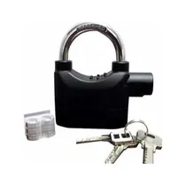 Comprar Candado Alarma De Seguridad Para Motos Y Bicicletas - Negro 