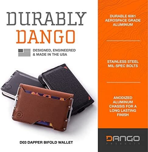 Billetera De Hombre Dango Bloqueo Rfid Marron Oscuro