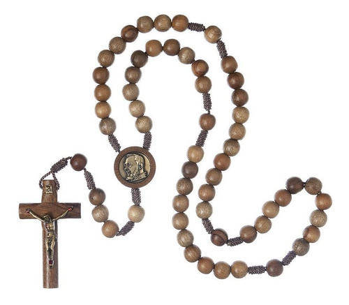 Imagem 6 de 8 de Terço Cordão Com São Padre Pio 10mm