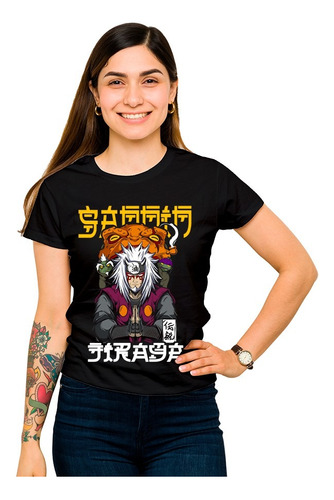 Playera Para Mujer Naruto Mod29 Jiraiya Modo Sabio