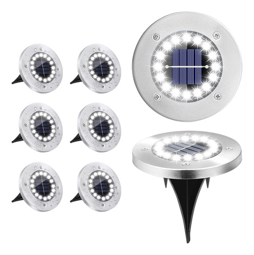 Luces Solares Para Jardín 16 Leds Impermeables Ip65