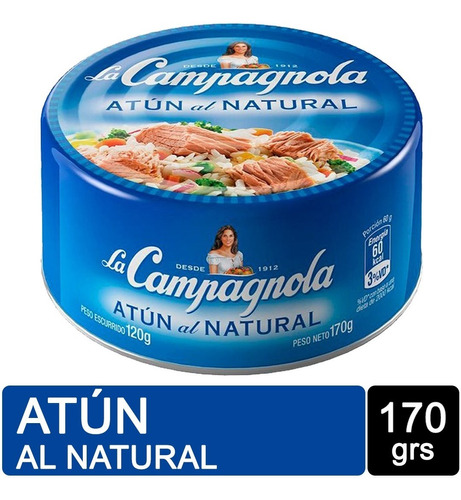 Atun Al Natural La Campagnola X170g