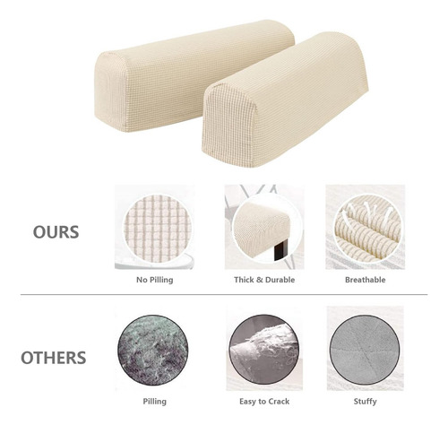Edenature Fundas Para Brazos De Sofá Para Sillas Fundas Elás