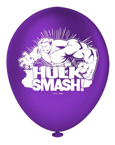 Balão - Bexiga Hulk - 25 Unidades