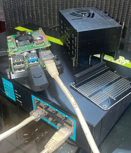 Kit Case (2un) Raspberry Pi 4 Estendido Compativel Din