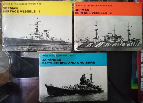 Naves De La Segunda Guerra Mundial En Ingles - 3 Tomos