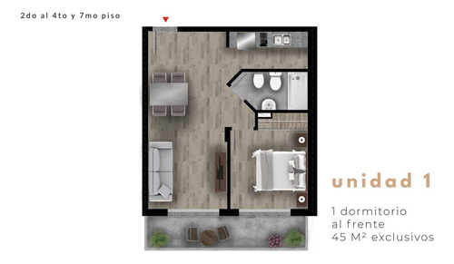 Venta/finaciacion - Departamento - 1 Dormitorio Con Balcón Corrido - Centro Rio, Rosario
