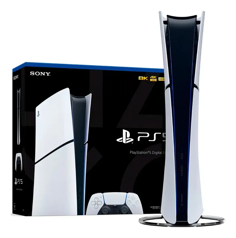 Consola Sony Playstation 5 Slim Digital 1tb Digital Color Blanco/negro