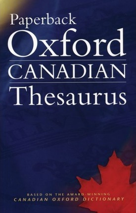 Paperback Oxford Canadian Thesaurus - Robert Pontisso