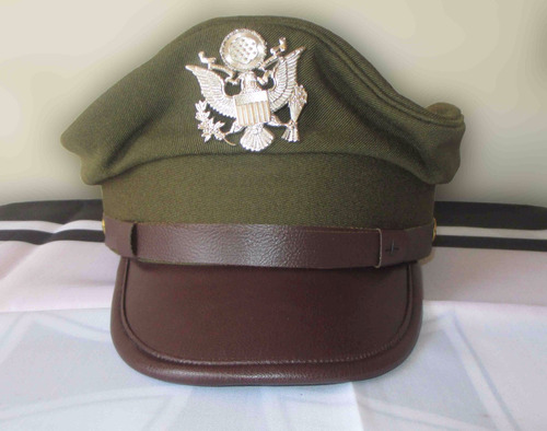 Oficial Usa Fuerza Aérea, Sgm, Gorra De Plato