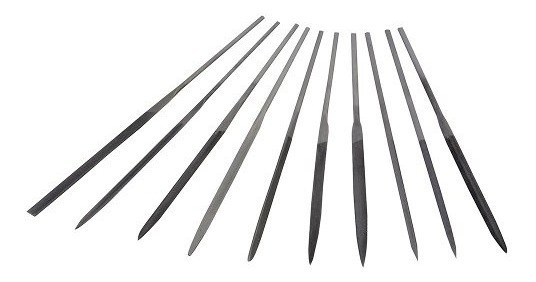 cuadrado y triangular. defensa cruzados semicirculares redondas cuchillo igualación semicirculares Juego de 10 limas de agujas pequeñas 
