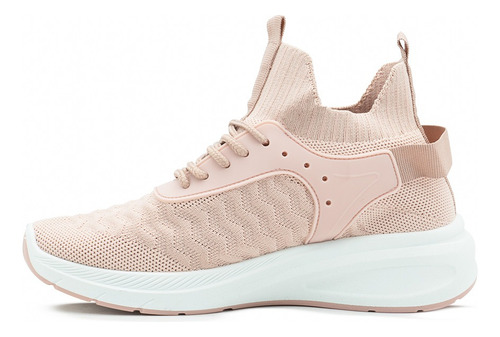 Tenis Para Dama Tipo Calcetín Deportivo Color Rosa