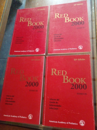 Red Book 2000 Pediatría 4 Tomos  