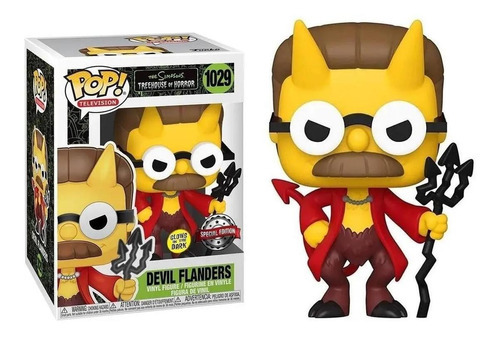 Boneco Funko Pop Tv The Simpsons Devil Flanders 1059