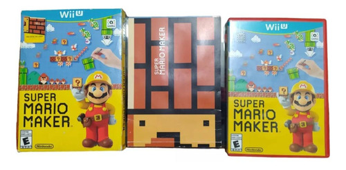 Super Mario Maker Con Steelbook Completo Wii U