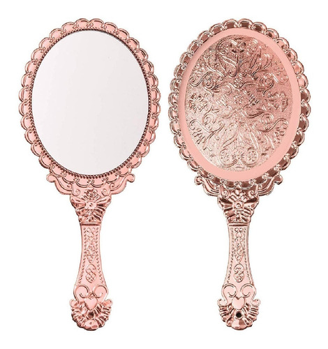 Espelho De Mão Princesas P/ Maquiagem Lojas Salão Beleza