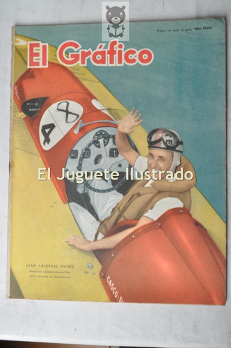 Grafico Nro 1958 De 1957 Juan Lasheras Nuñez Motonautica