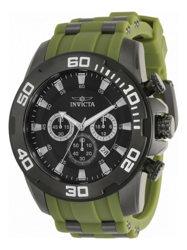 Reloj Para Hombres Inv Pro Diver 35399 Verde, Negro
