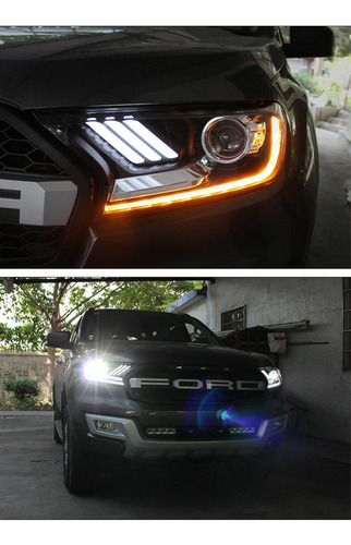Farol Ranger T7/8 Mustang 2016 + Full Led (par) Black Friday