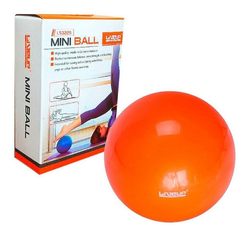 Overball 25 Cm Orange Live Up Pilates Fitness Fisioterapia