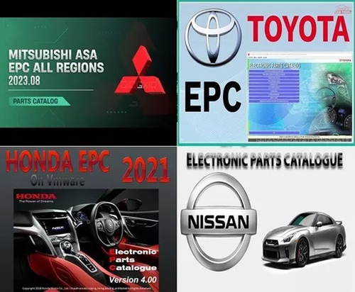 Pack Mecanico Epc Toyota Mitsubishi Honda Nissan